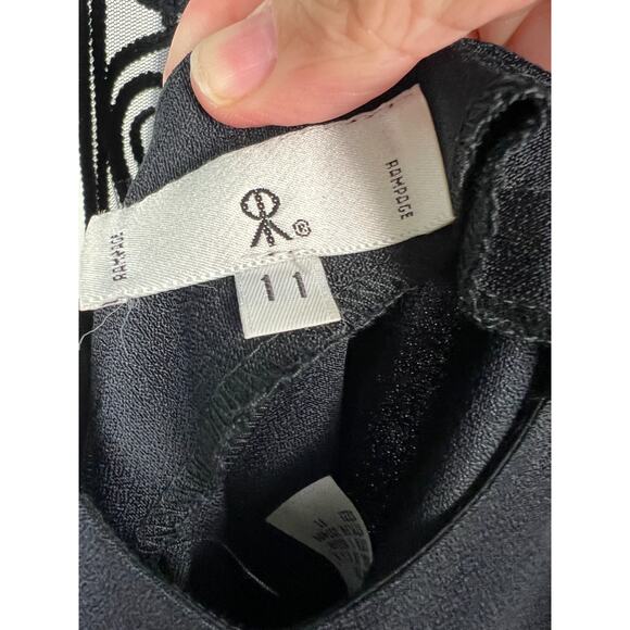 Vintage Rampage Fit & Flare Mini Dress Cutout 90s Y2K Formal Black Size 4 XS - Picture 2 of 7